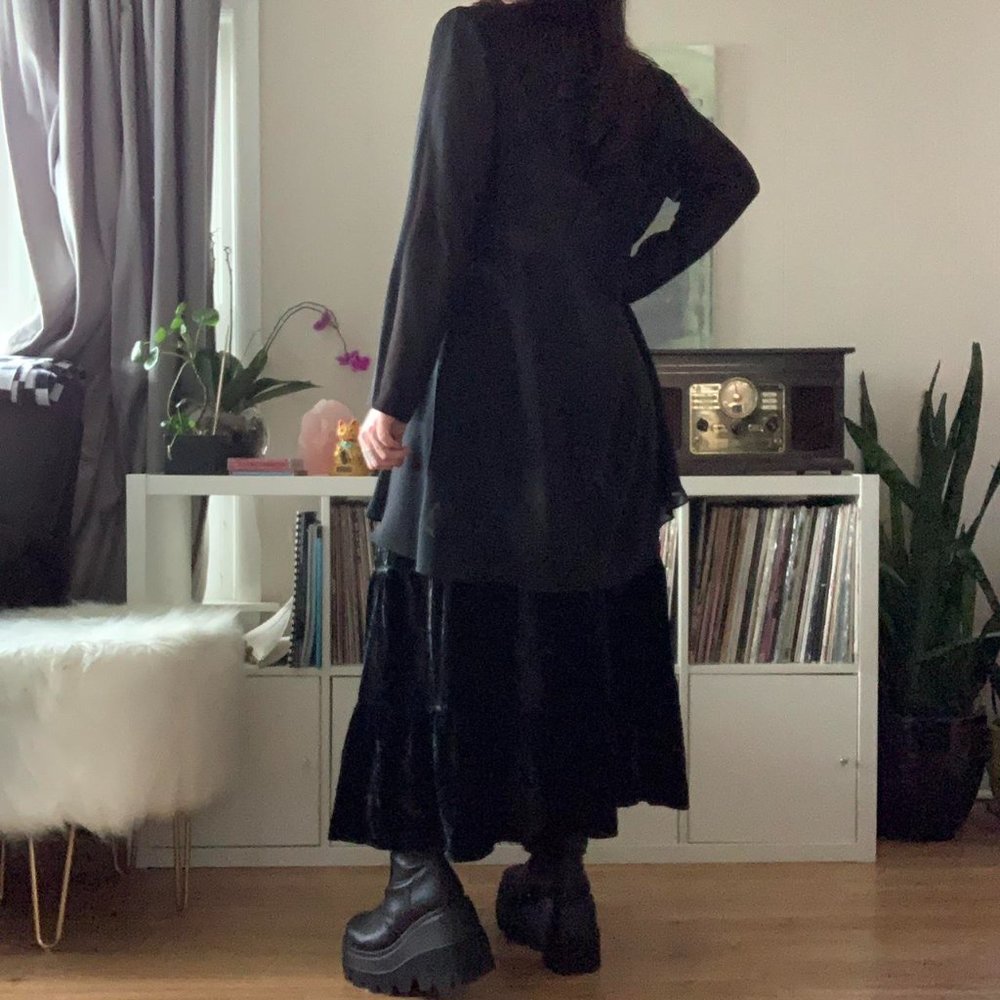 90s vintage sheer beaded duster - Picture 4 of 4